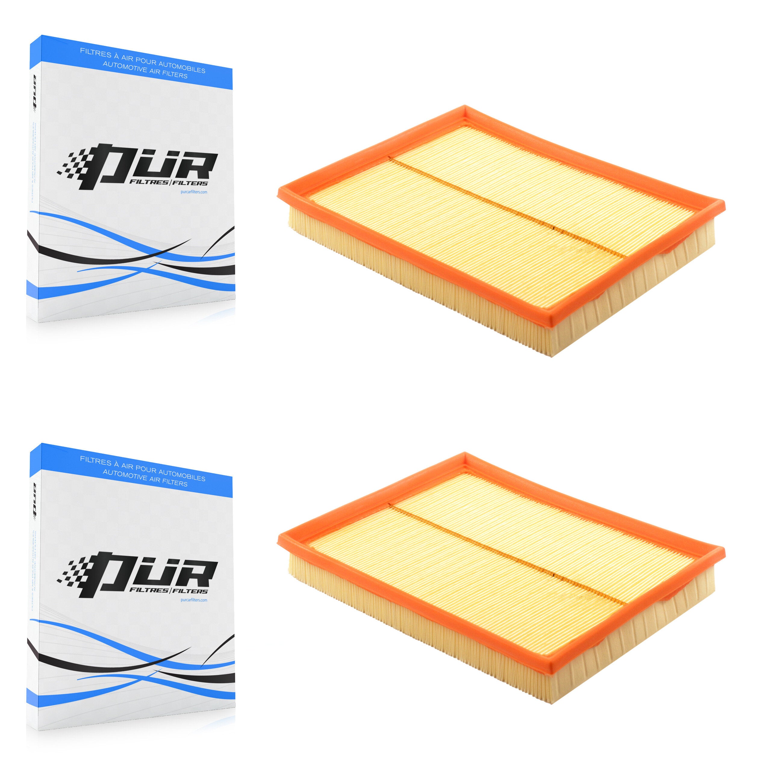 Engine Air Filter (2 Pack) For 2008-2009 Saturn Astra K57-100156