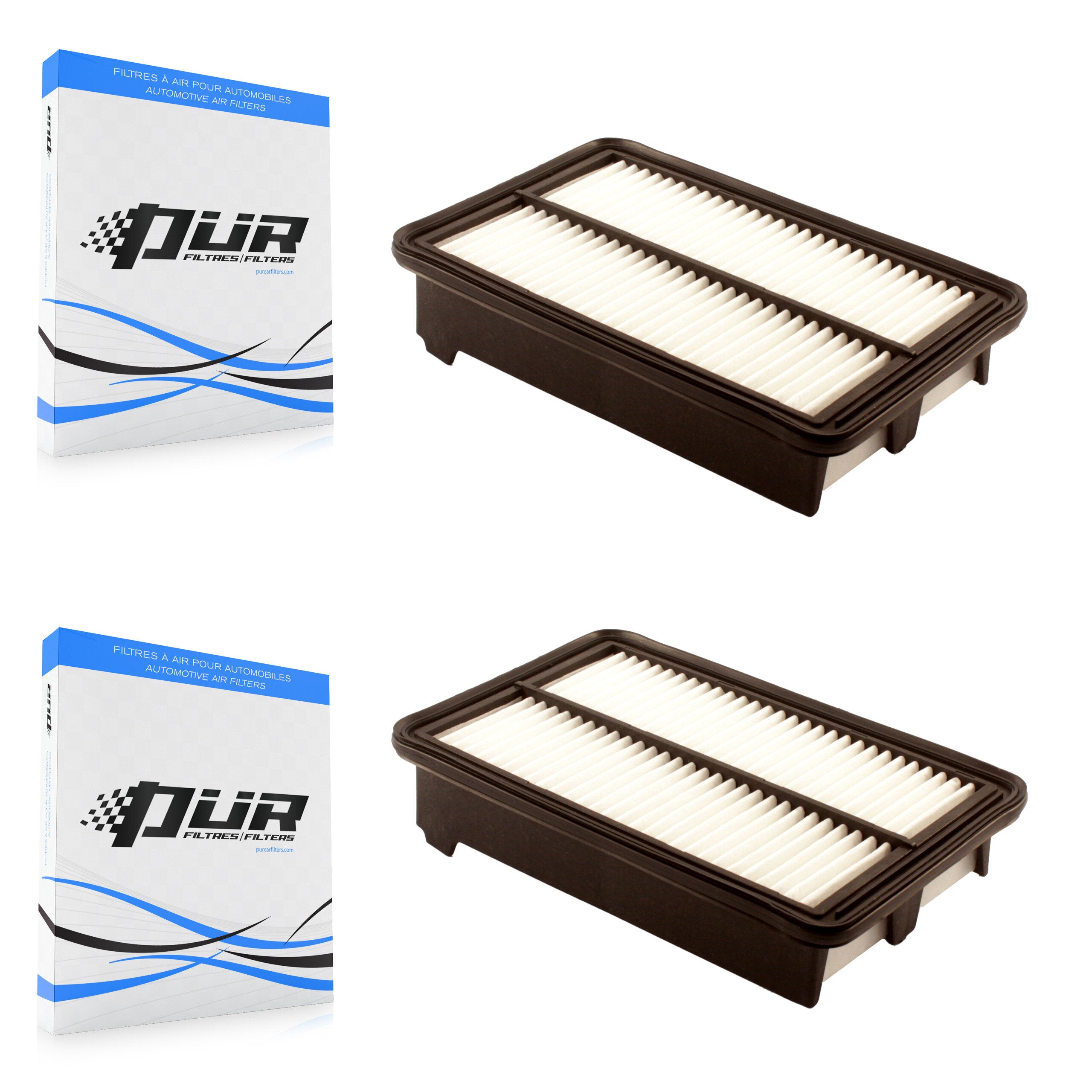 Engine Air Filter (2 Pack) For Honda Civic Acura ILX NSX K57-100177