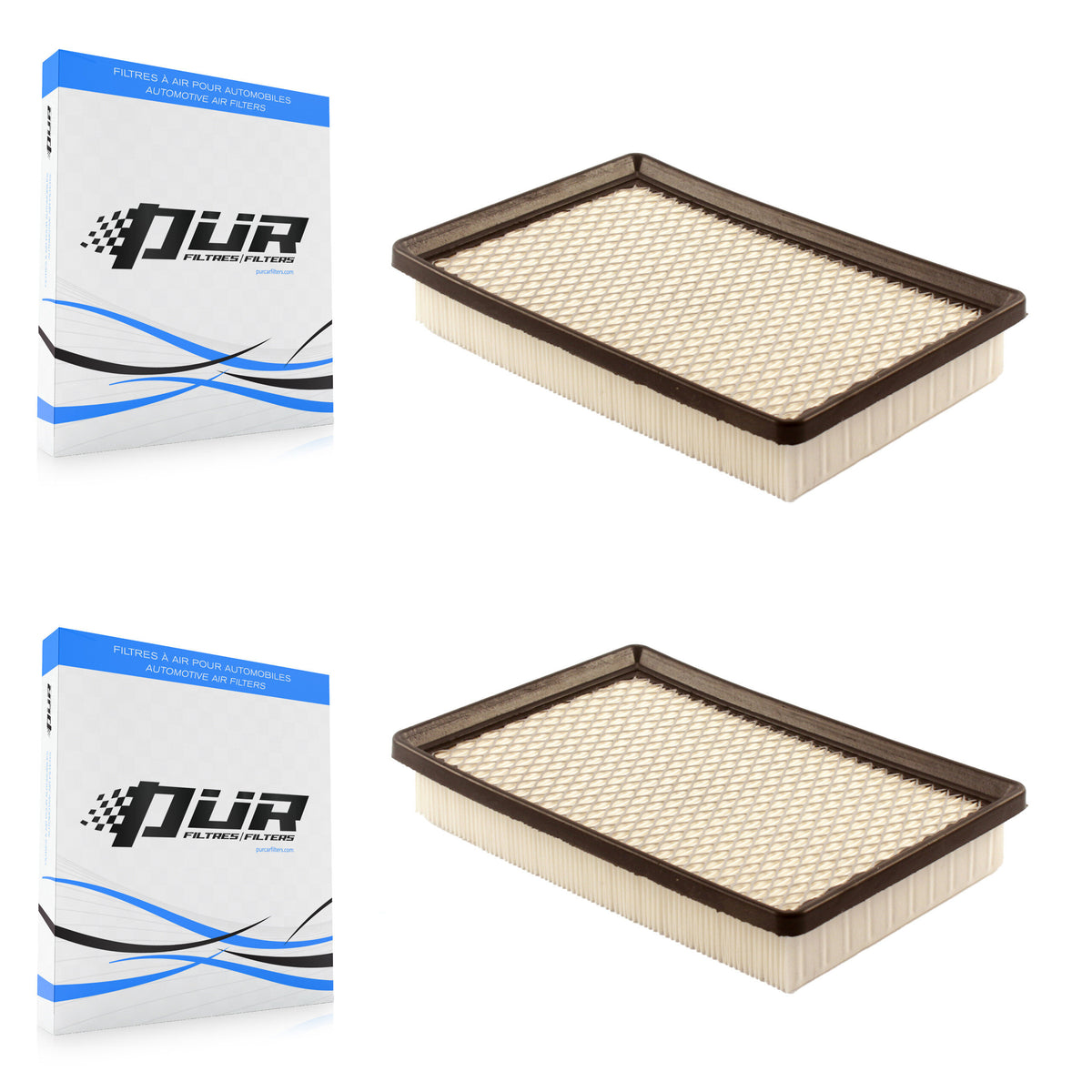 Engine Air Filter (2 Pack) For Hyundai Elantra Kia Spectra Tiburon Spectra5 K57-100194