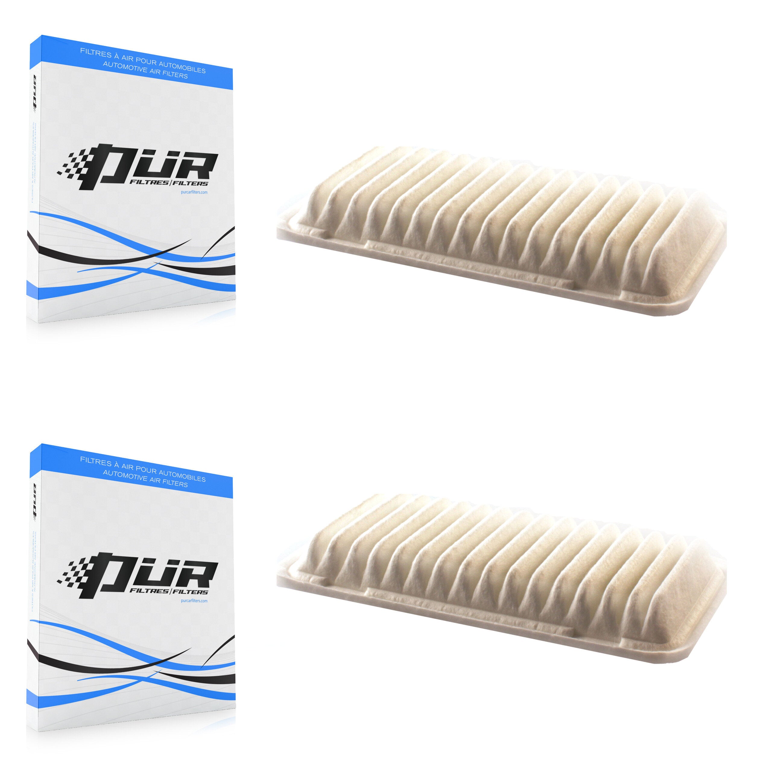 Engine Air Filter (2 Pack) For Toyota Corolla Matrix Pontiac Vibe Scion FR-S Subaru BRZ K57-100212