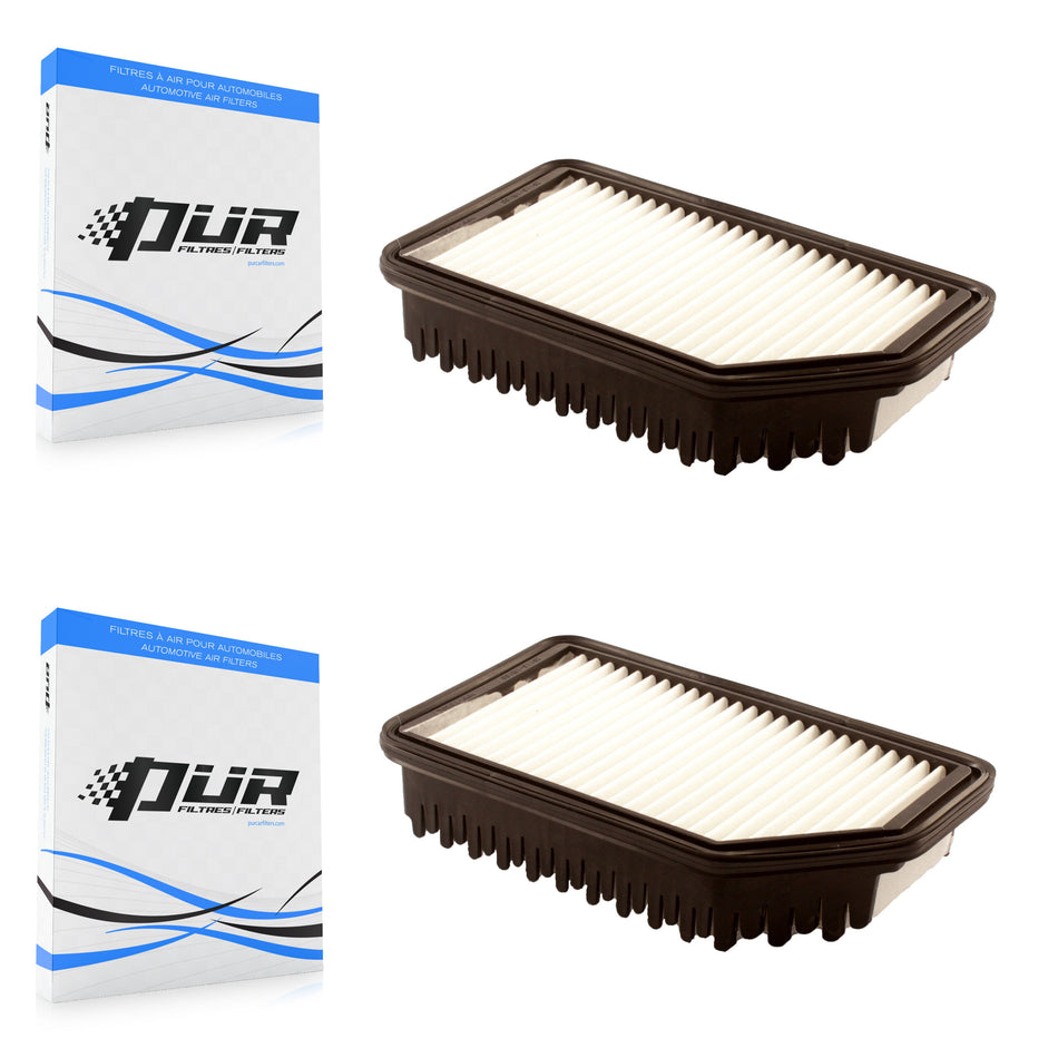 Engine Air Filter (2 Pack) For Hyundai Kia Accent Soul Rio Veloster K57-100215
