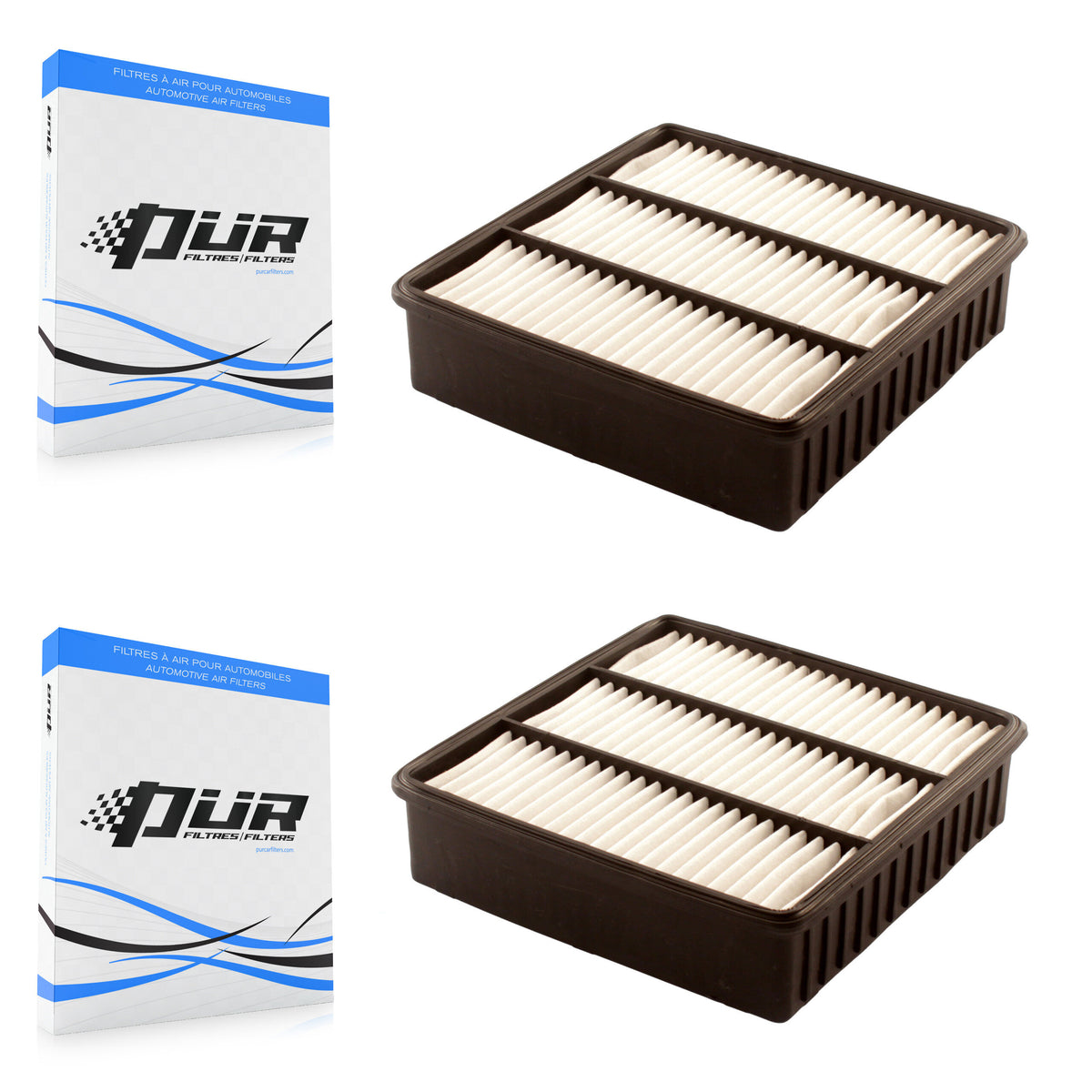 Engine Air Filter (2 Pack) For Mitsubishi Lancer Outlander Mirage K57-100220