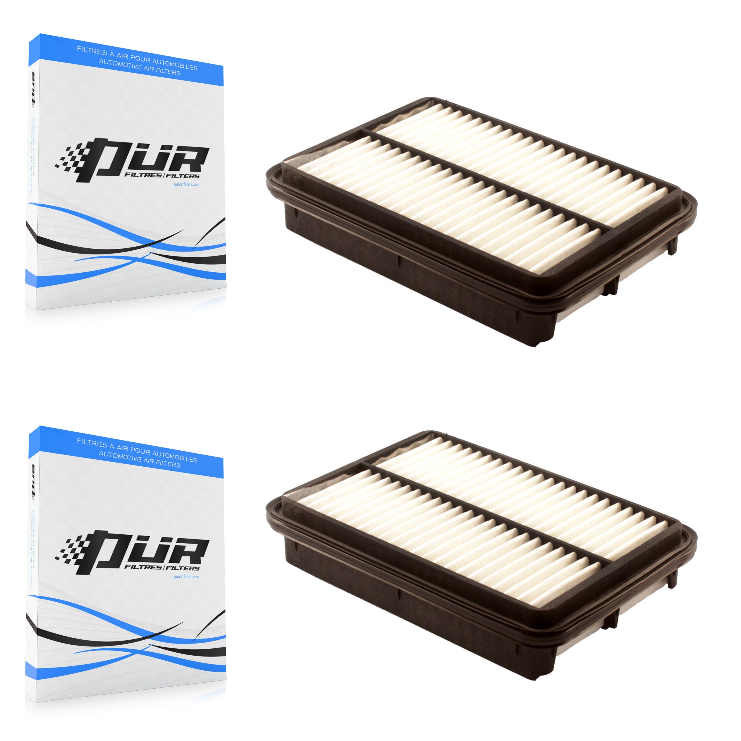 Engine Air Filter (2 Pack) For Hyundai Santa Fe K57-100256
