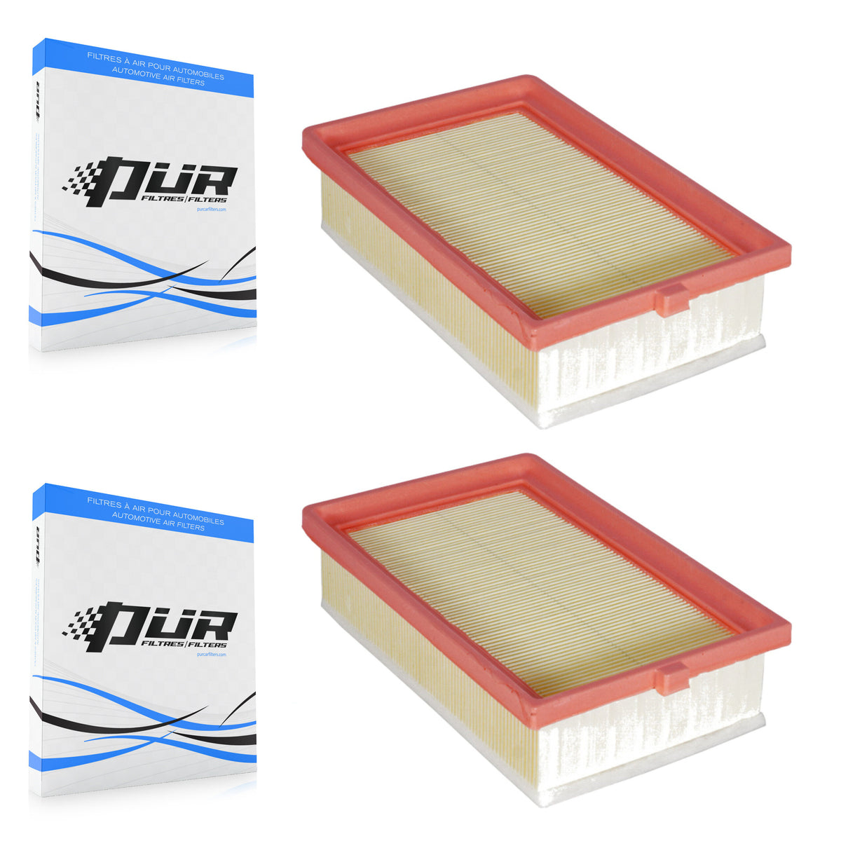 Engine Air Filter (2 Pack) For 2014-2020 Fiat 500L K57-100284