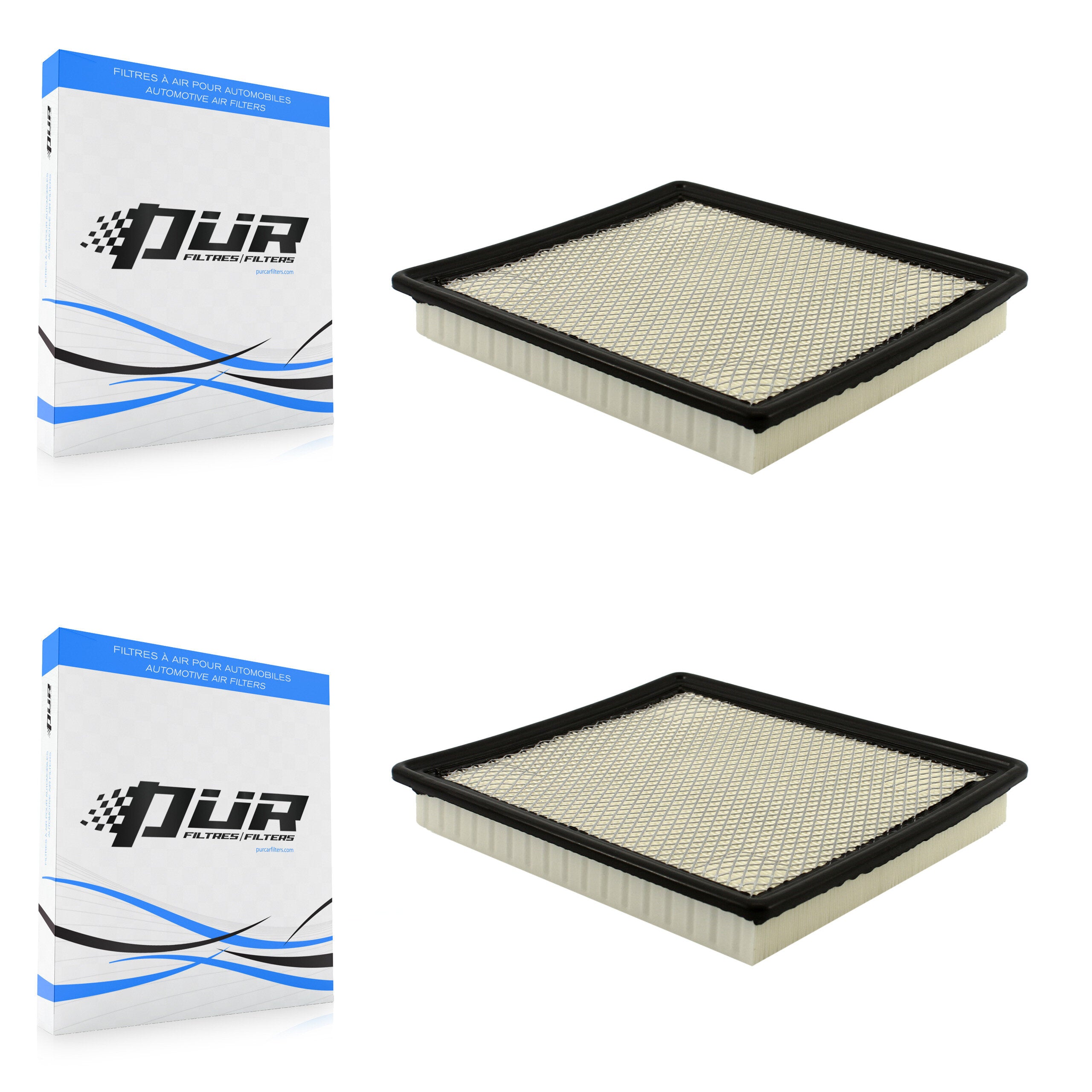 Engine Air Filter (2 Pack) For Chevrolet Malibu Impala Cadillac XTS Limited Buick Regal K57-100296
