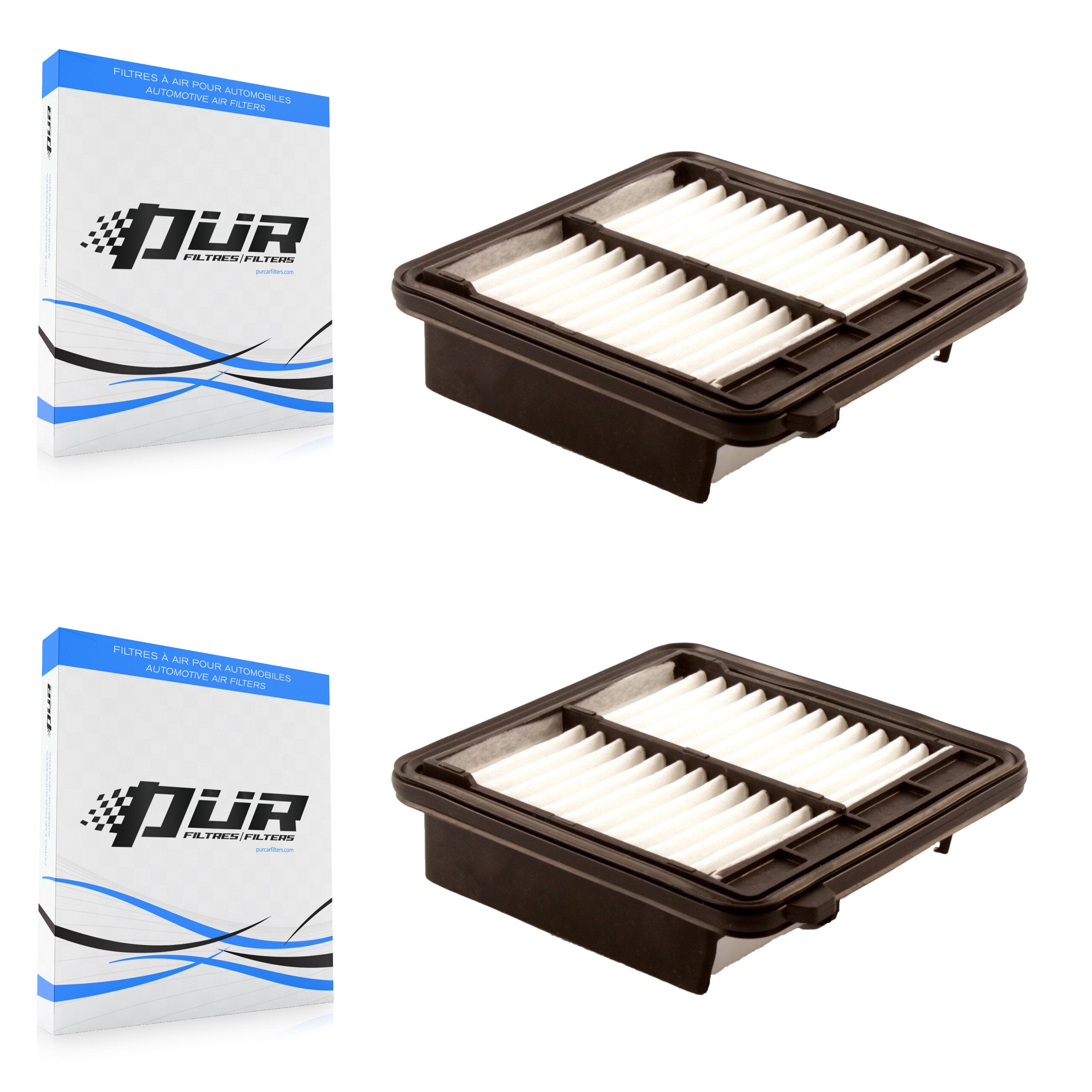 Engine Air Filter (2 Pack) For 2011-2016 Honda CR-Z K57-100317