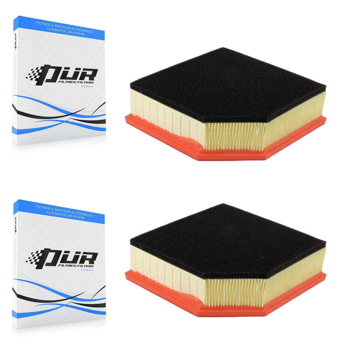 Engine Air Filter (2 Pack) For 2007-2014 Volvo XC90 3.2L K57-103902