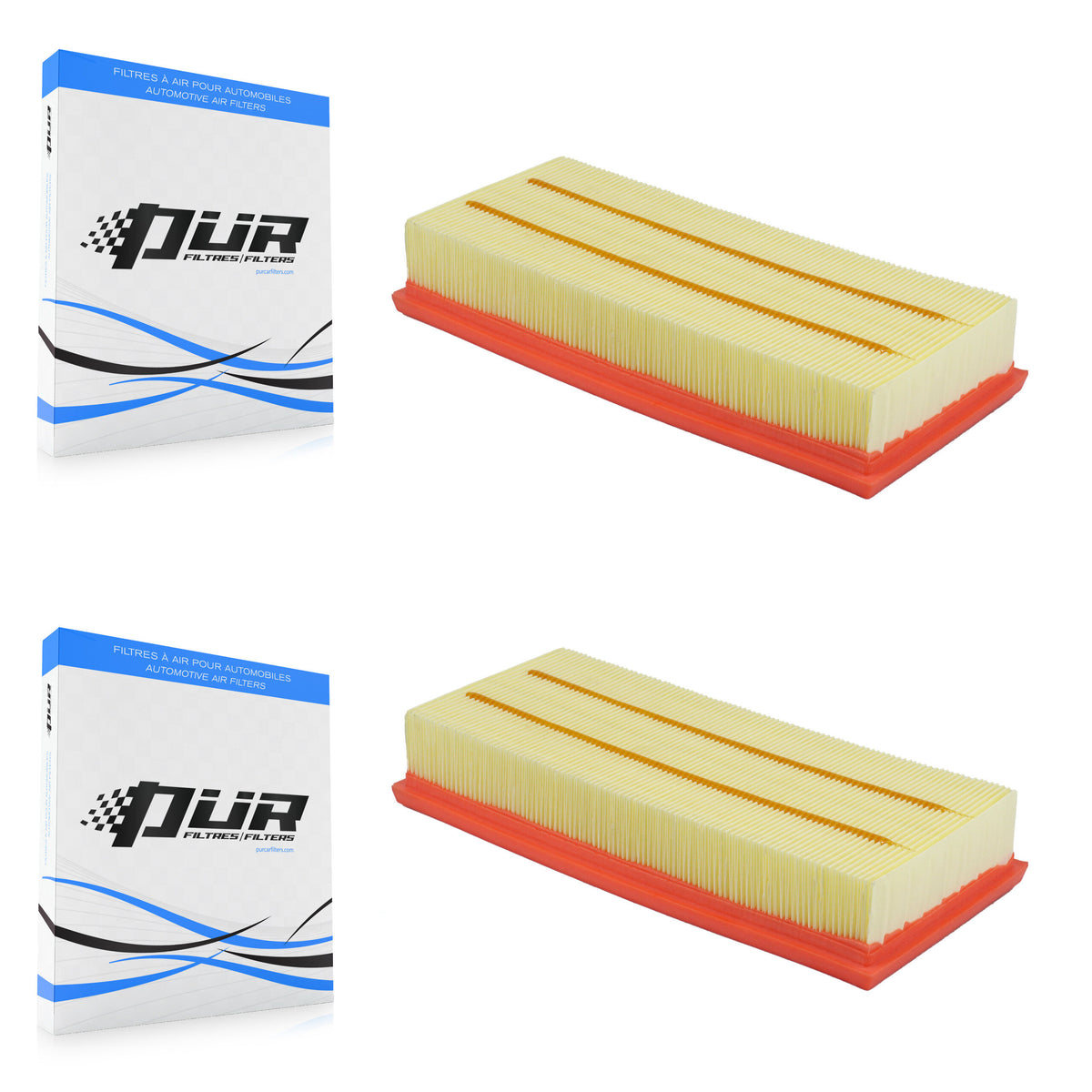 Engine Air Filter (2 Pack) For Mercedes-Benz G63 AMG C63 S GLC63 G550 4x4 K57-103923