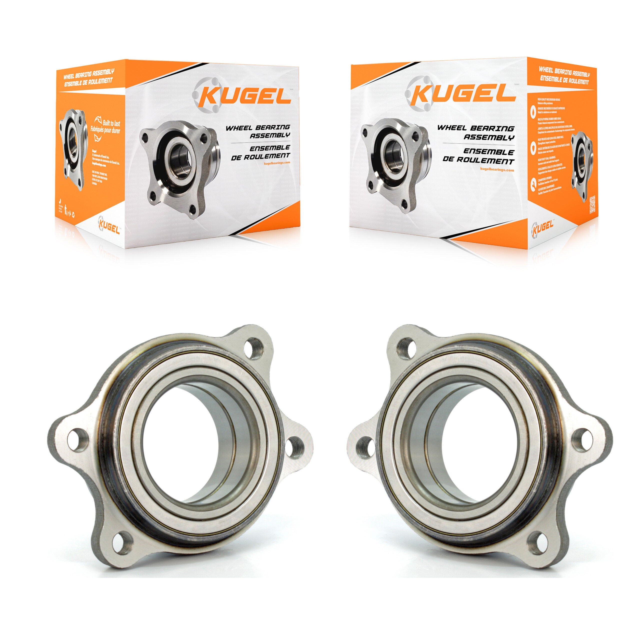 Front Wheel Bearing Assembly Pair For Audi Q5 Porsche Macan A4 Quattro A5 S4 S5 A6 A7 SQ5 K70-100003
