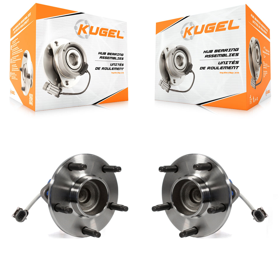 Front Wheel Bearing And Hub Assembly Pair For Chevrolet Corvette Cadillac XLR K70-100260