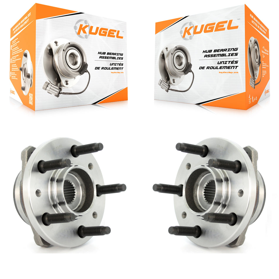 Front Wheel Bearing And Hub Assembly Pair For 1998-2003 Ford Windstar K70-100261