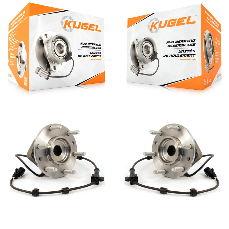 Front Wheel Bearing And Hub Assembly Pair For Chevrolet Trailblazer GMC Envoy EXT XL Buick Rainier Oldsmobile Bravada XUV SSR Isuzu Ascender Saab 9-7x K70-100272