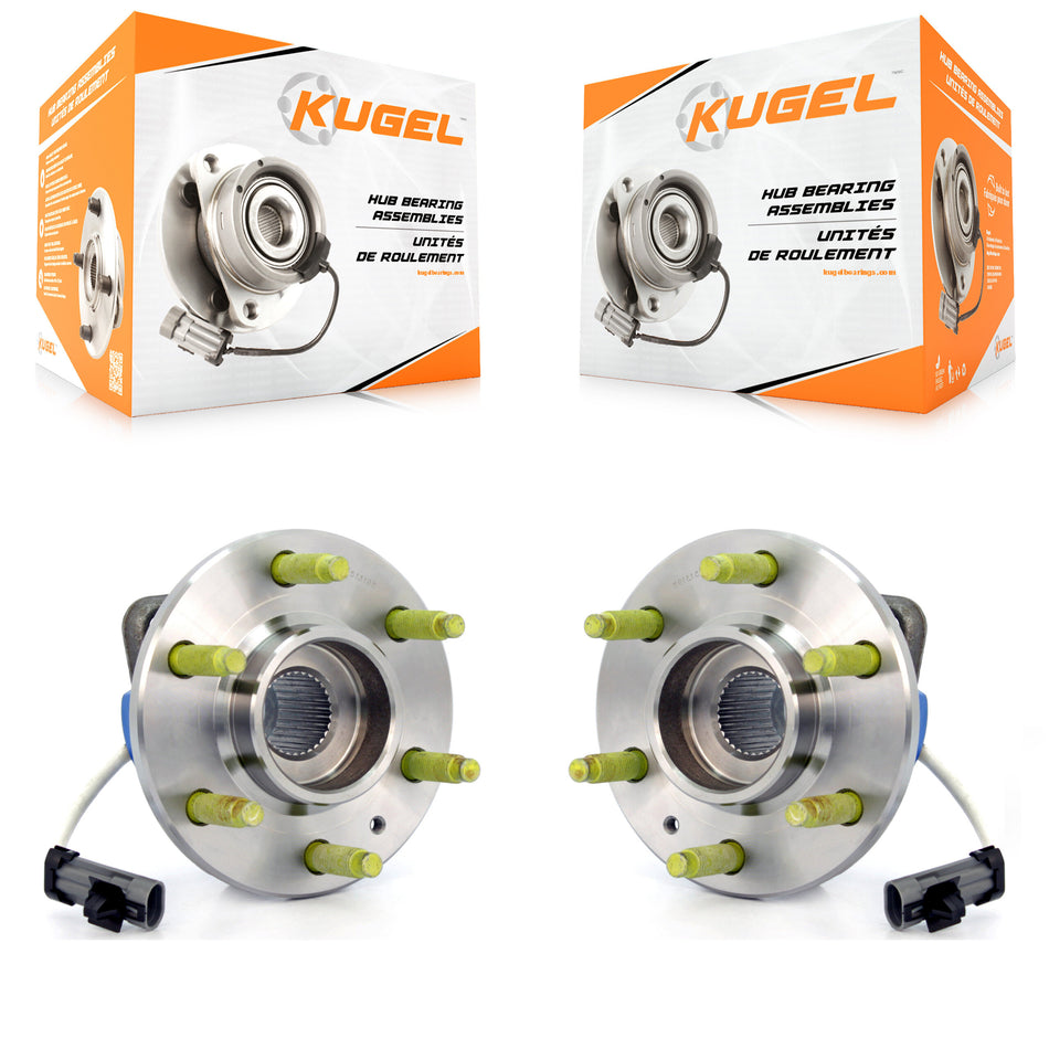 Front Wheel Bearing And Hub Assembly Pair For 2004-2009 Cadillac SRX AWD K70-100280