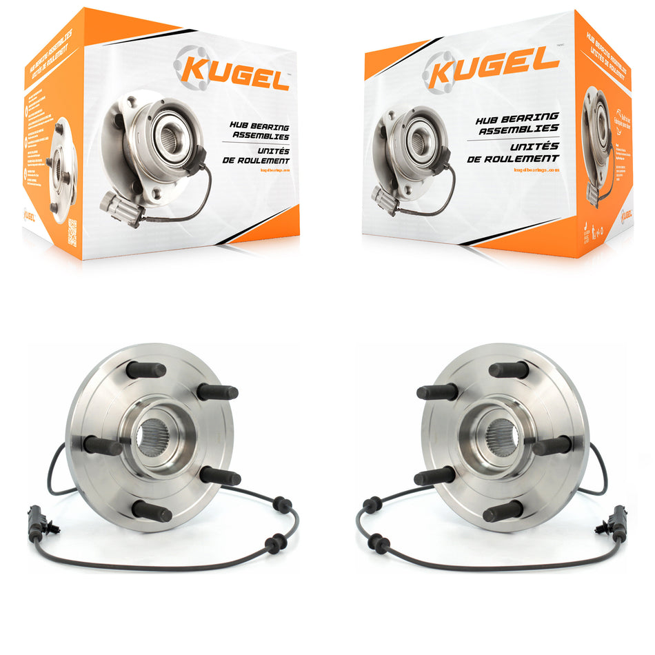Front Wheel Bearing And Hub Assembly Pair For 2004-2005 Dodge Durango K70-100285