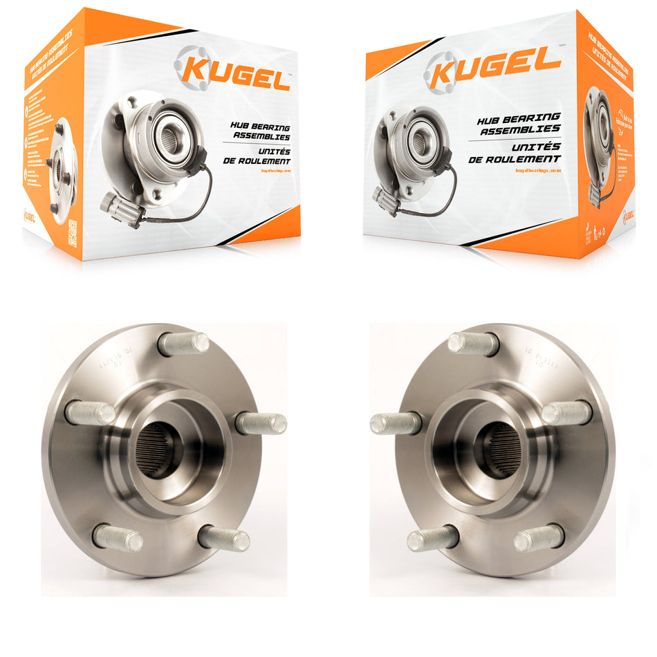 Front Wheel Bearing And Hub Assembly Pair For Mazda 3 K70-100288