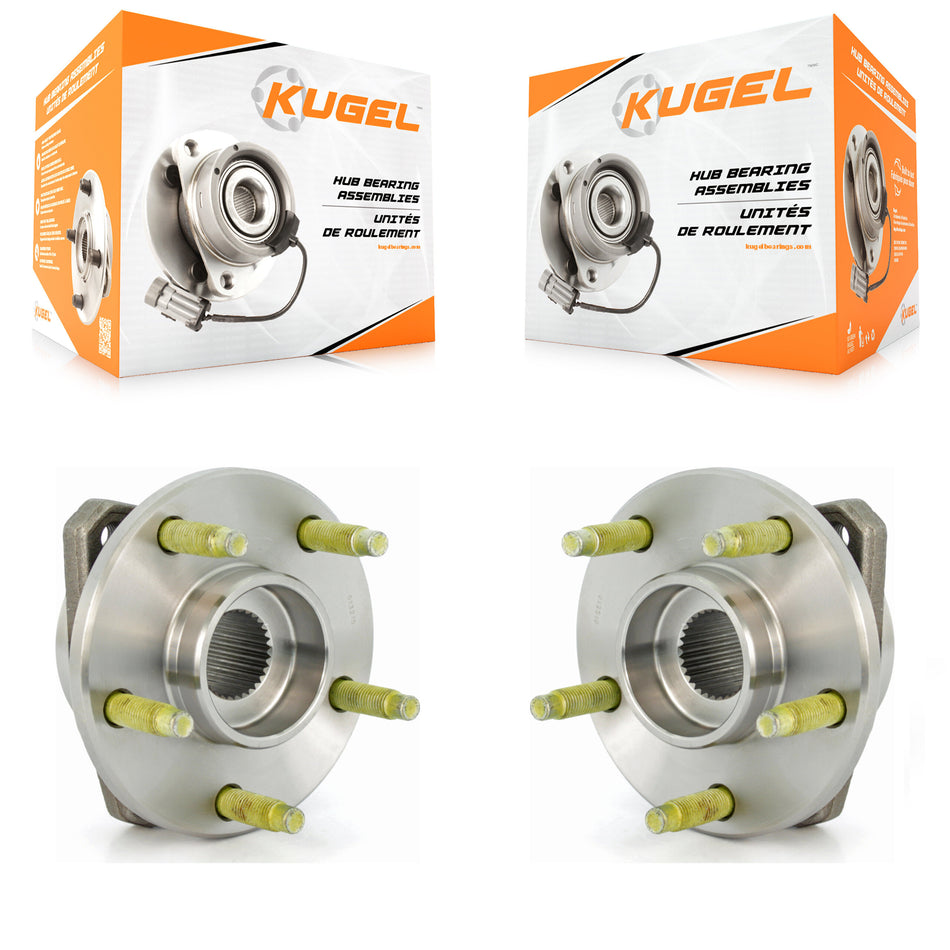Front Wheel Bearing And Hub Assembly Pair For Chevrolet Malibu Pontiac G6 Non-ABS K70-100290