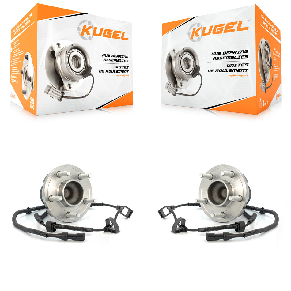 Front Wheel Bearing And Hub Assembly Pair For Ford Crown Victoria Mercury Grand Marquis Lincoln Town Car K70-100301