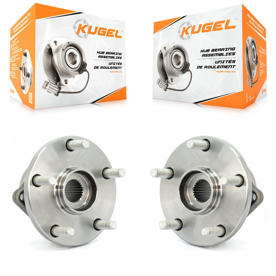 Front Wheel Bearing And Hub Assembly Pair For 2008-2014 Subaru Tribeca K70-100306