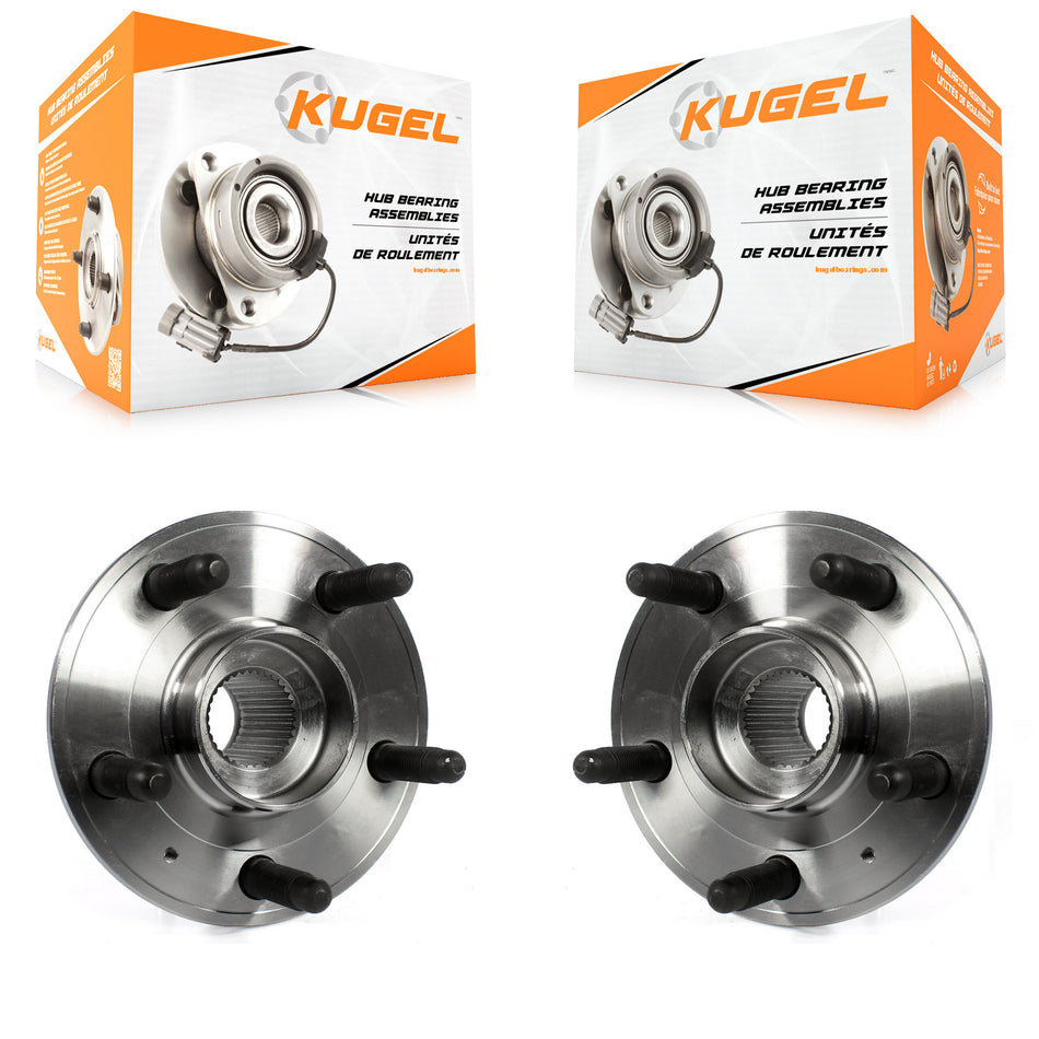 Front Wheel Bearing And Hub Assembly Pair For Chevrolet Camaro Cadillac CTS K70-100332