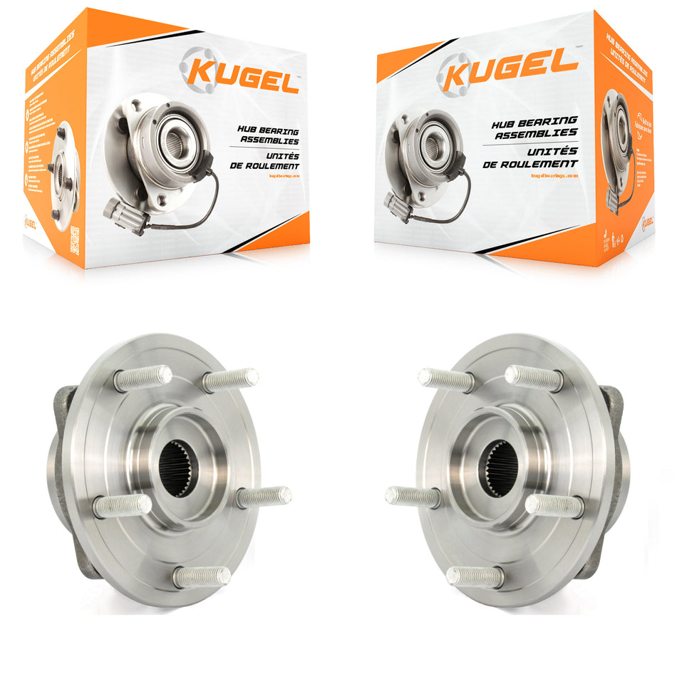 Front Wheel Bearing And Hub Assembly Pair For 2009-2020 Dodge Journey K70-100335