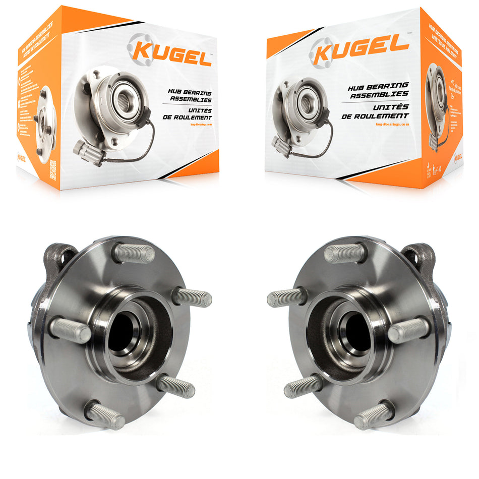 Front Wheel Bearing And Hub Assembly Pair For INFINITI G37 Q50 FX35 G35 M35 Nissan 370Z QX50 Q60 EX35 M37 QX70 G25 Q70 Q70L M45 Q40 FX37 M56 EX37 M35h Z K70-100357
