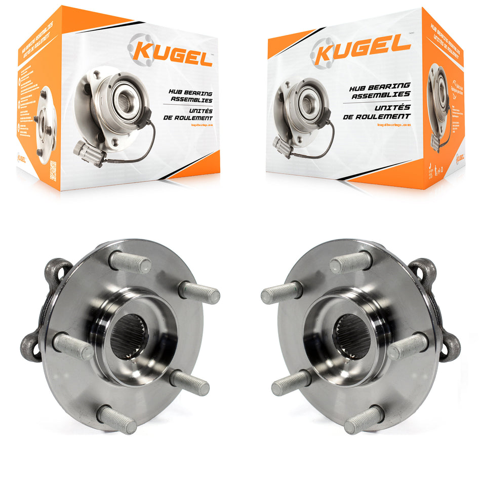 Front Wheel Bearing And Hub Assembly Pair For Mazda CX-5 6 K70-100364
