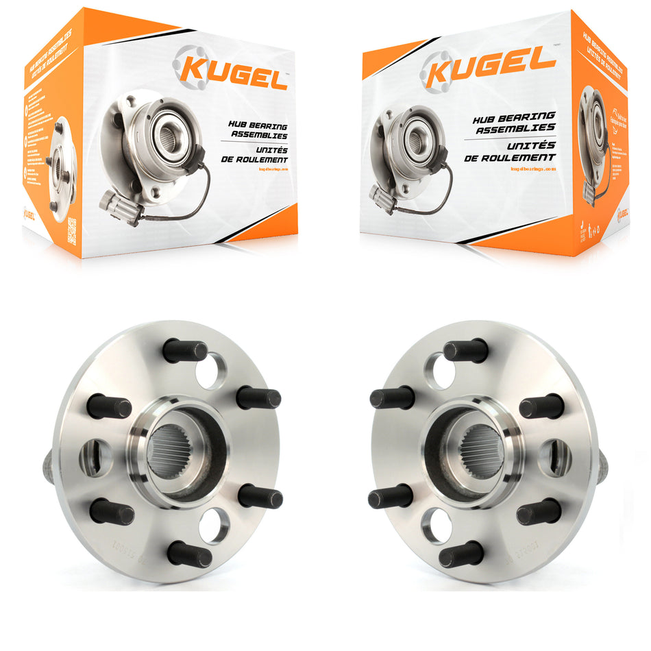 Front Wheel Bearing And Hub Assembly Pair For Chevrolet K1500 GMC K2500 Suburban Blazer Yukon K70-100371