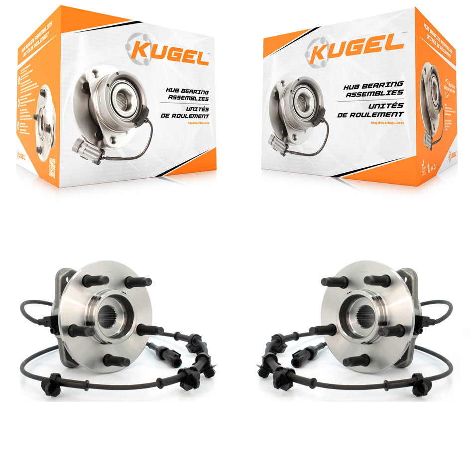 Front Wheel Bearing And Hub Assembly Pair For Ford Ranger Mazda B3000 B4000 K70-100377