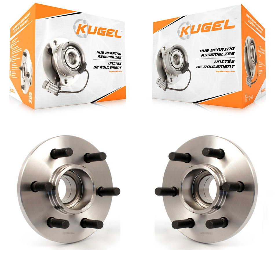 Front Wheel Bearing And Hub Assembly Pair For Dodge Dakota Durango RWD with 2-Wheel ABS K70-100388