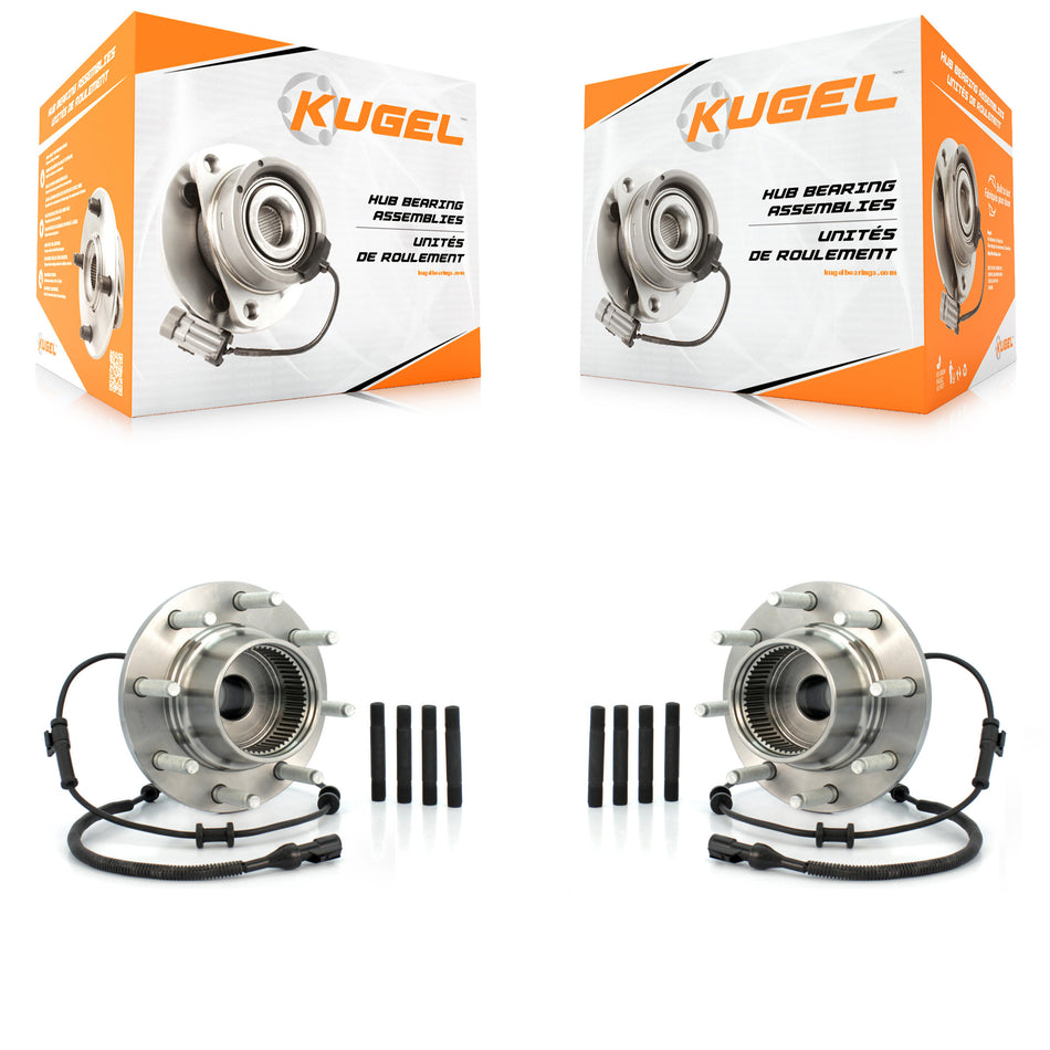 Front Wheel Bearing And Hub Assembly Pair For Ford F-250 Super Duty F-350 Excursion K70-100401