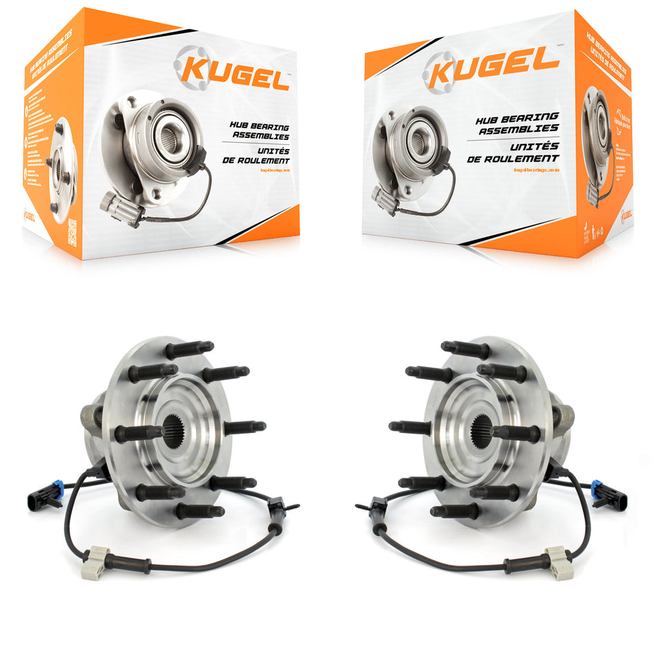 Front Wheel Bearing And Hub Assembly Pair For Chevrolet Silverado 1500 GMC 2500 HD Sierra Classic 3500 Hummer H2 Suburban Yukon XL Avalanche K70-100403