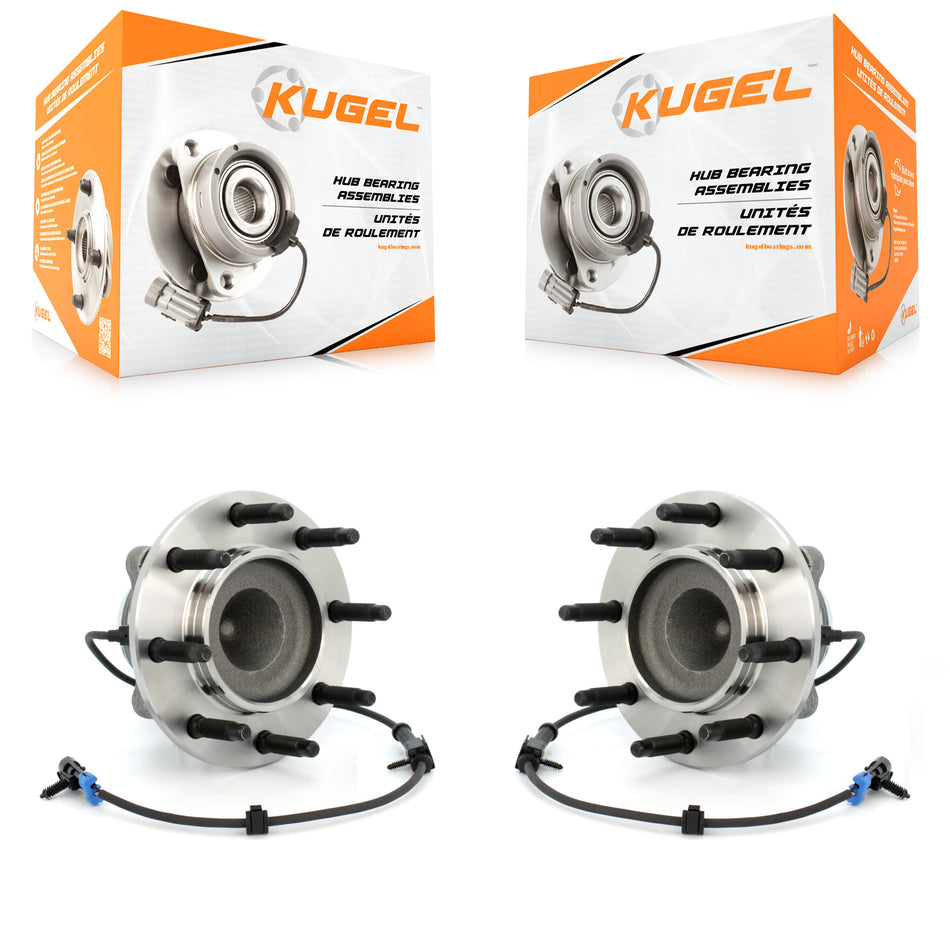 Front Wheel Bearing And Hub Assembly Pair For Chevrolet Express 3500 2500 GMC Savana 4500 K70-100404