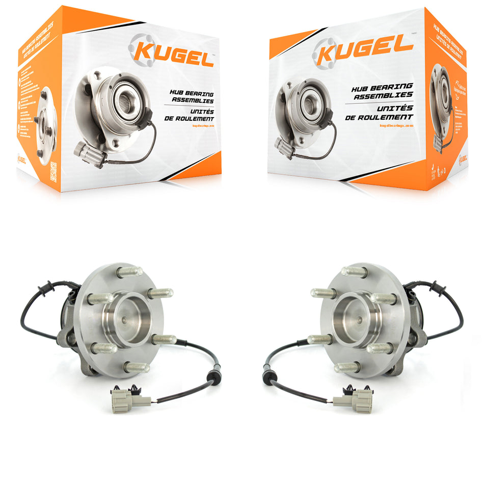 Front Wheel Bearing And Hub Assembly Pair For Nissan Frontier Pathfinder Xterra Suzuki Equator RWD K70-100408