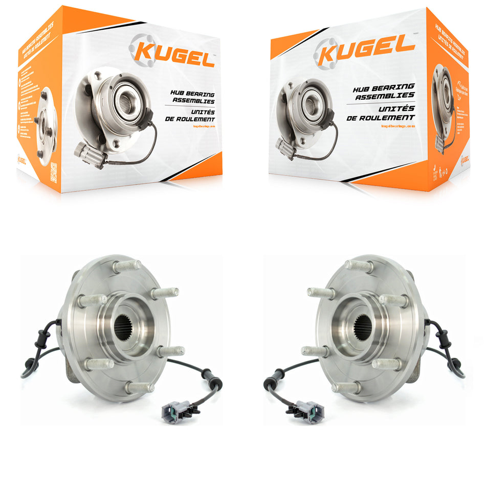 Front Wheel Bearing And Hub Assembly Pair For Nissan Titan Armada INFINITI QX56 Pathfinder TITAN K70-100410