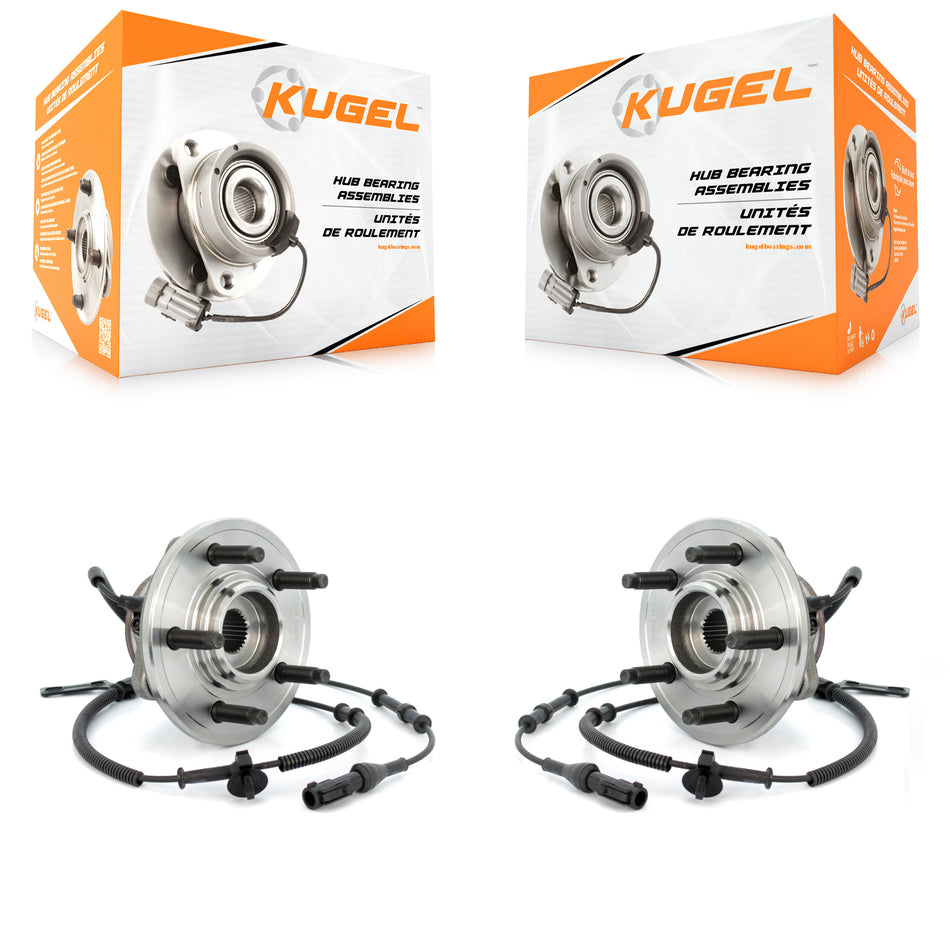 Front Wheel Bearing And Hub Assembly Pair For Ford Explorer Sport Trac Mercury Mountaineer K70-100414