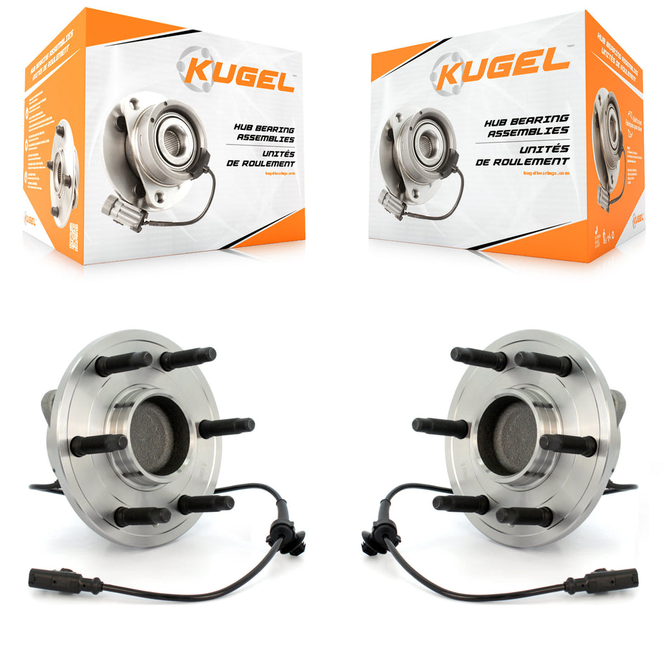 Front Wheel Bearing And Hub Assembly Pair For Chevrolet Silverado 1500 GMC Sierra Tahoe Suburban Yukon XL Avalanche Cadillac Escalade ESV K70-100429