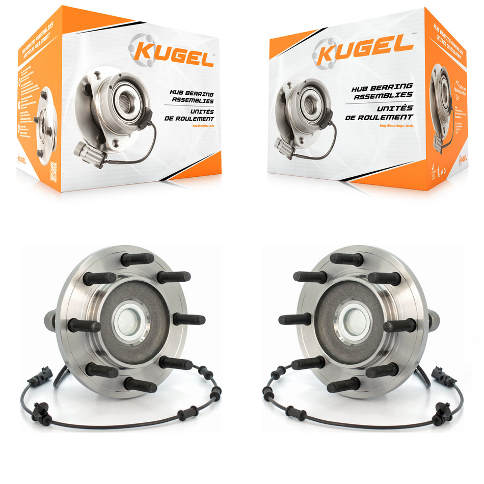 Front Wheel Bearing And Hub Assembly Pair For Dodge Ram 2500 3500 RWD K70-100442