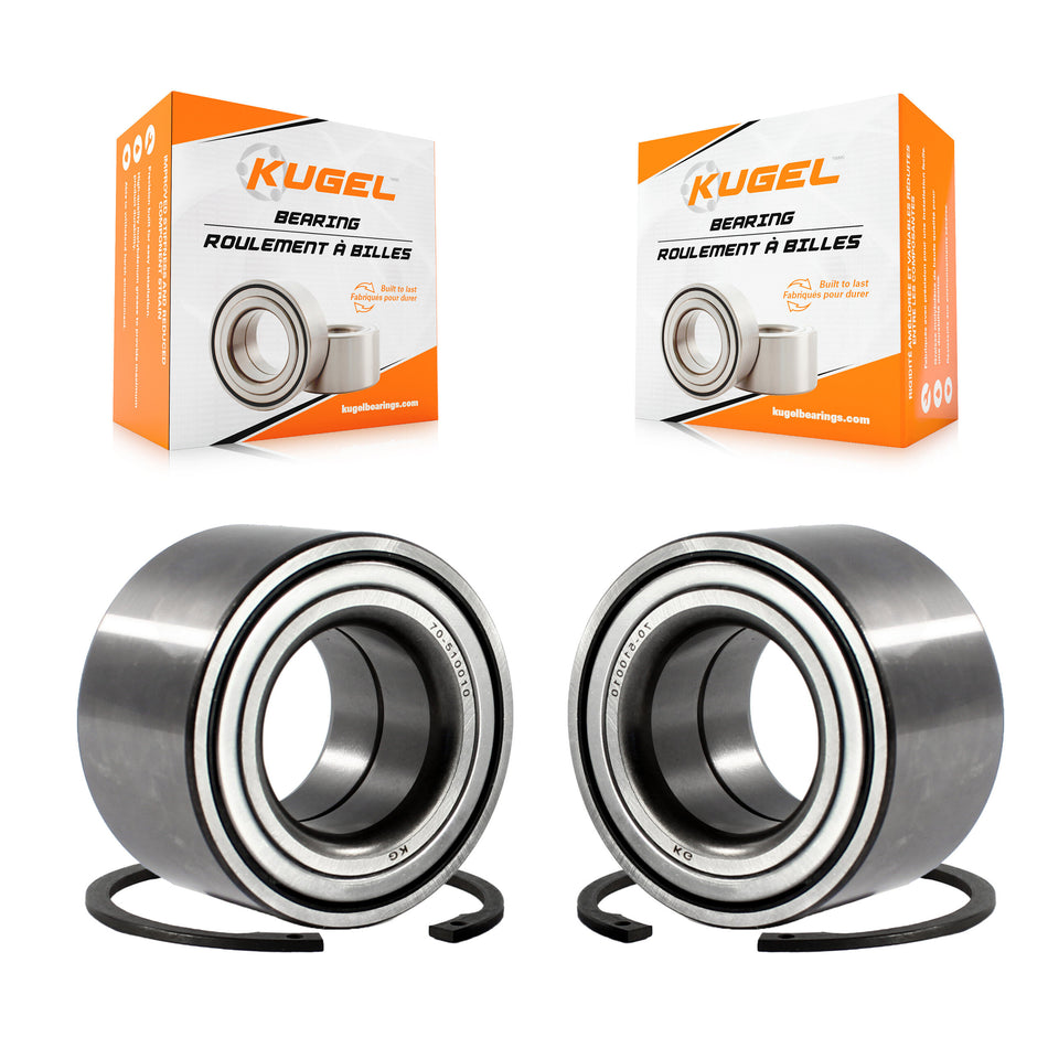 Front Wheel Bearing Pair For Ford Fusion Mazda 3 6 Lincoln MKZ Mercury Milan MPV 626 Kia Jaguar Spectra Zephyr XK8 Millenia XJ8 Vanden Plas Probe Sephia XKR MX-6 XJR Aston Martin DB7 K70-100488