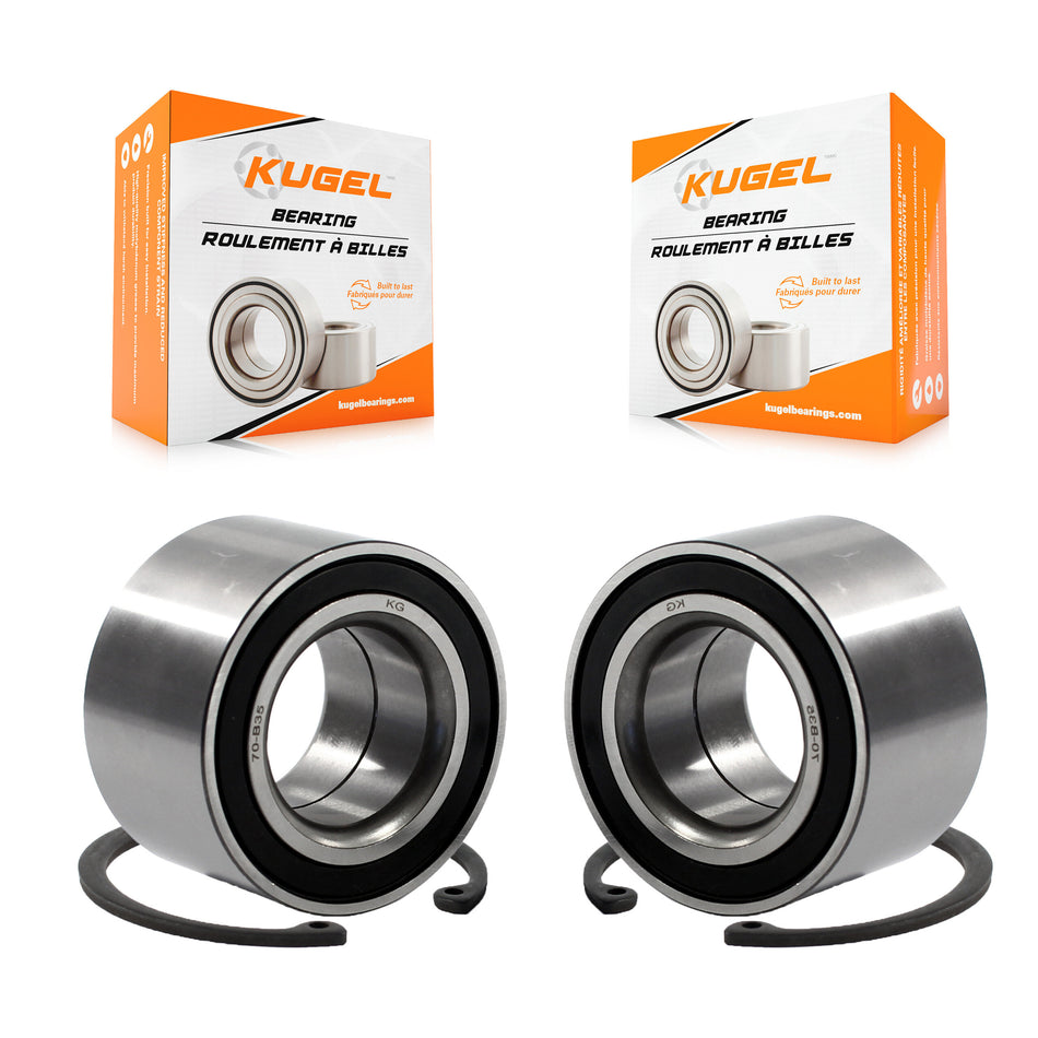 Front Wheel Bearing Pair For Chevrolet Aveo Spark Volkswagen Aveo5 Honda Civic Cabriolet Rabbit Pontiac Pickup G3 Scirocco Convertible LeMans Jetta Lada Asuna Suzuki GT SE Wave Swift Wave5 K70-100555