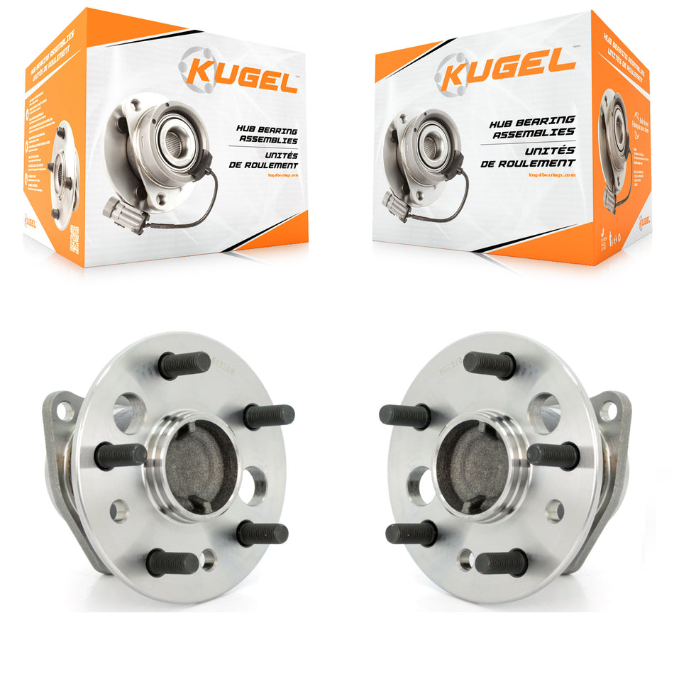 Rear Wheel Bearing And Hub Assembly Pair For 2002-2004 Toyota Camry Non-ABS Excluding Vehicles Manufactured In Japan K70-100601