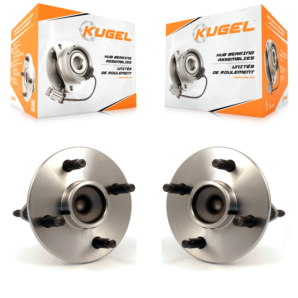 Rear Wheel Bearing And Hub Assembly Pair For Chevrolet Cobalt Saturn Ion Pontiac G5 Pursuit With 4 Lug Wheels Non-ABS K70-100617