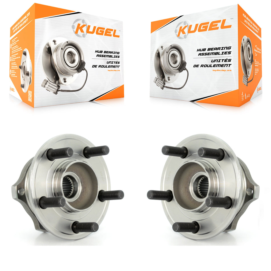 Rear Wheel Bearing And Hub Assembly Pair For Chrysler 300 Dodge Charger Magnum K70-100643