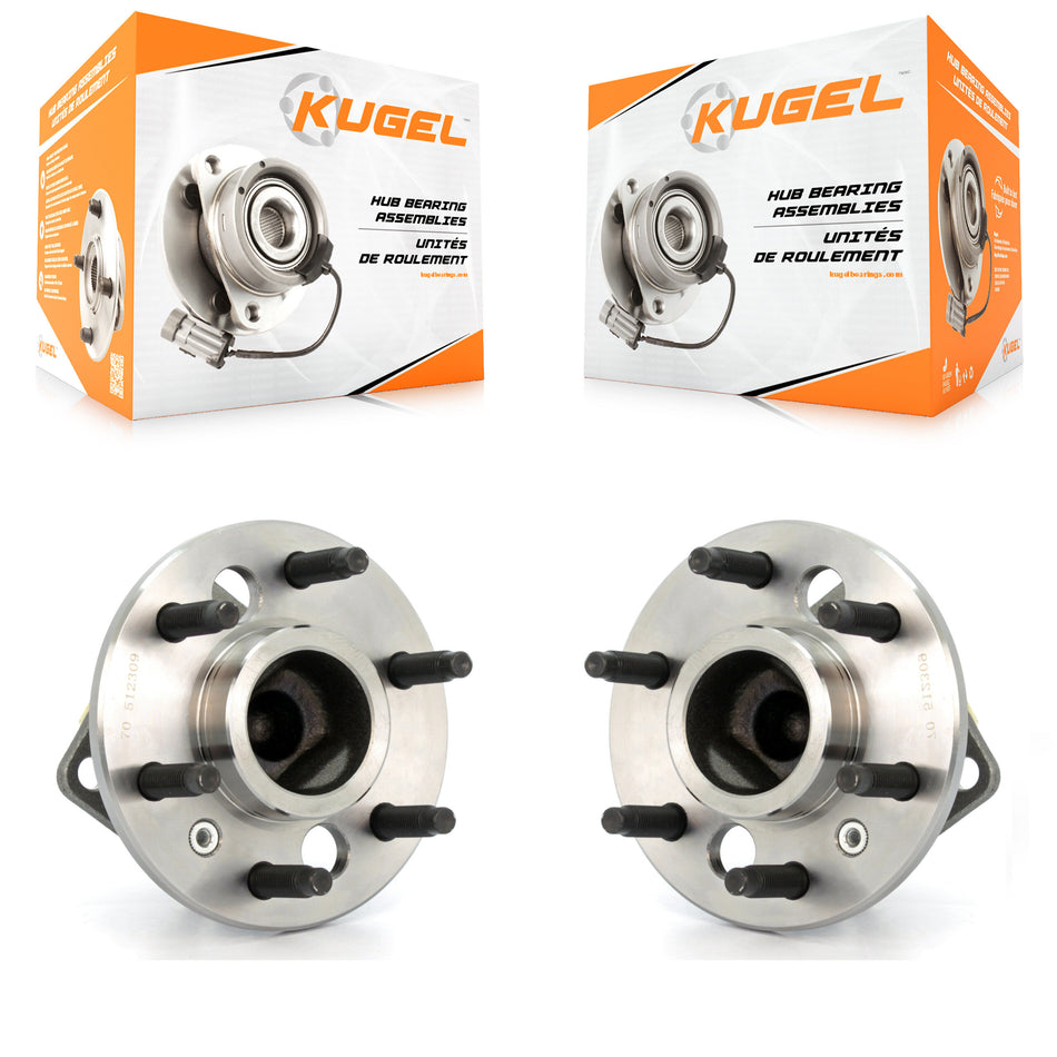 Rear Wheel Bearing And Hub Assembly Pair For Chevrolet Uplander Buick Terraza Pontiac Montana Saturn Relay 4 Hole Rectangular Flange K70-100650