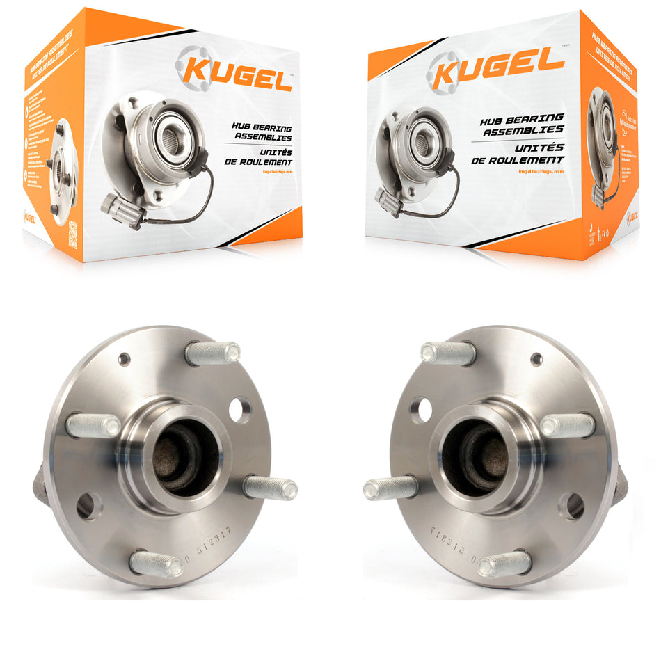 Rear Wheel Bearing And Hub Assembly Pair For Suzuki Forenza Reno Verona Chevrolet Optra Epica Non-ABS K70-100654