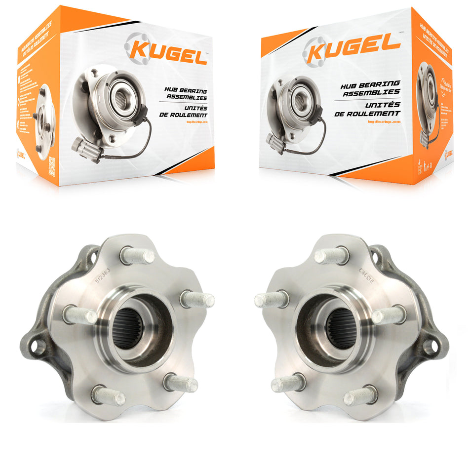 Rear Wheel Bearing And Hub Assembly Pair For 2003-2007 Nissan Murano AWD K70-100689