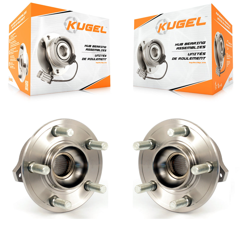 Rear Wheel Bearing And Hub Assembly Pair For Dodge Charger Chrysler 300 Challenger K70-100690