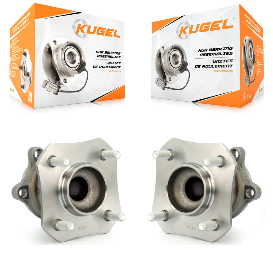 Rear Wheel Bearing And Hub Assembly Pair For 2007-2012 Nissan Sentra 2.0L with 4-Wheel ABS K70-100702