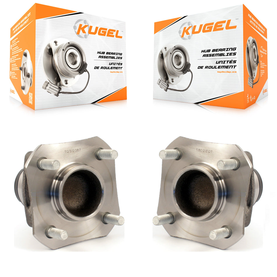 Rear Wheel Bearing And Hub Assembly Pair For 2007-2011 Nissan Versa Non-ABS K70-100705