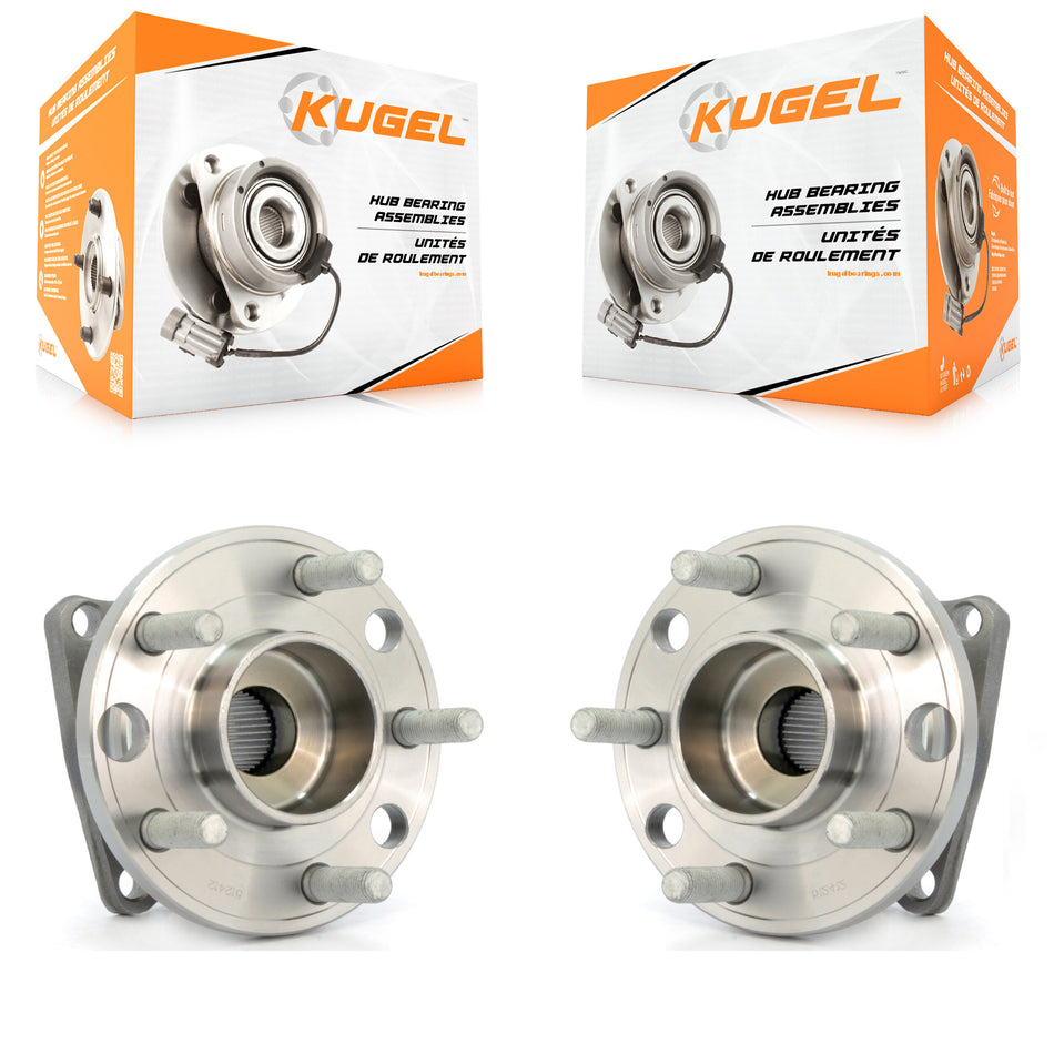 Rear Wheel Bearing And Hub Assembly Pair For 2005-2010 Volvo S40 V50 AWD K70-100719