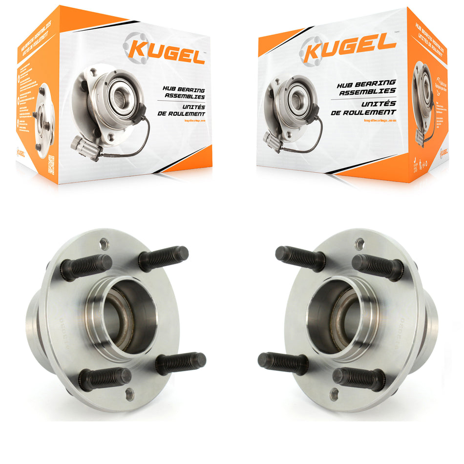 Rear Wheel Bearing And Hub Assembly Pair For Ford Escort Mazda Protege Mercury Tracer MX-3 323 K70-100763